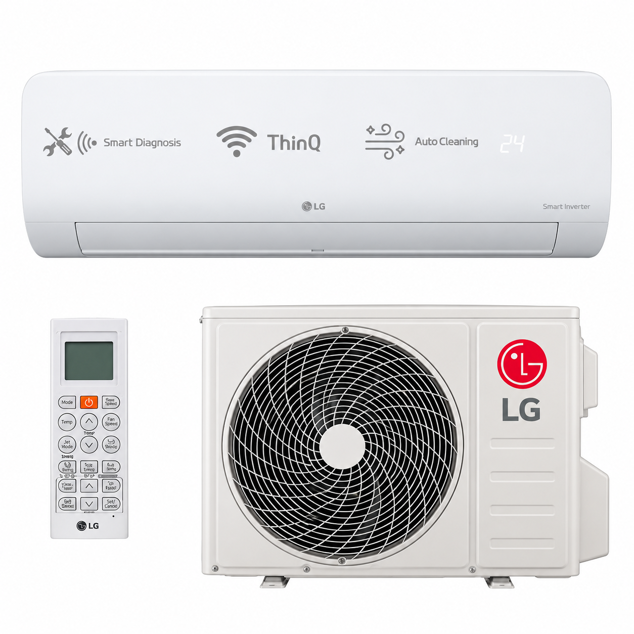 Aire Acondicionado LG WIFI PRO 12 R32